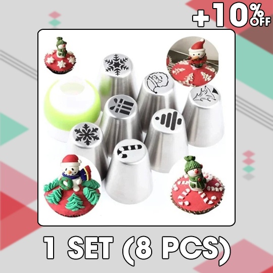 (🎄Christmas Hot Sale🔥🔥)Christmas Nozzles Set(BUY MORE SAVE MORE)