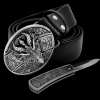 (🔥Last Day Promotion- SAVE 48% OFF)Fashion Punk Men's Genuine Leather Belt With Knife-Buy 2 Free Shipping
