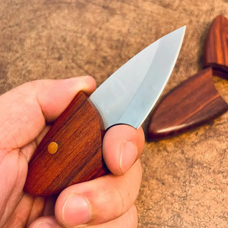 🔥LAST DAY 70% OFF🔥 Wooden Fish Mini EDC Camping Knife Pocket Knife