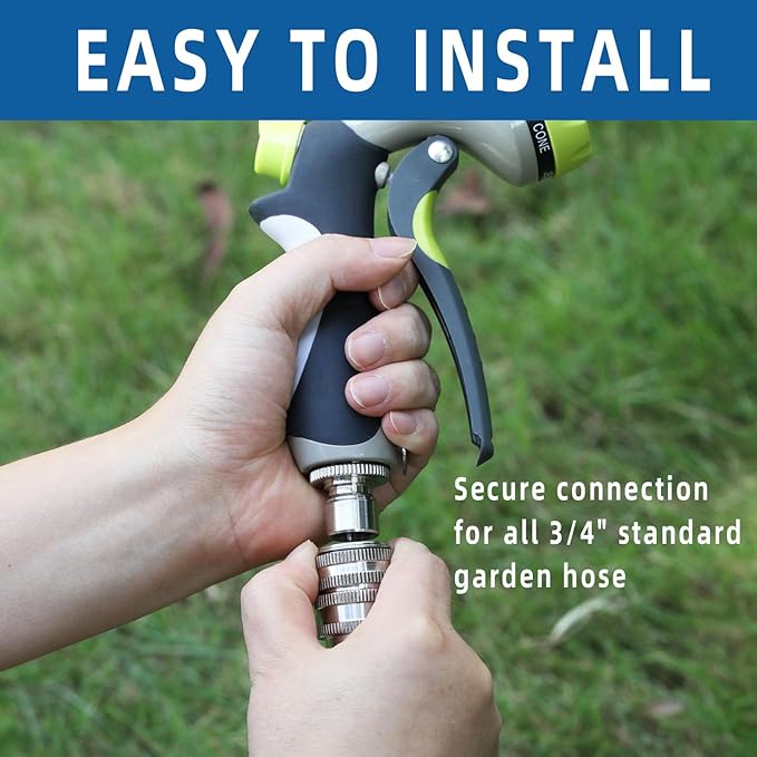 🎁TikTok Last Day Sale - 70% OFF🔥Stainless Steel Garden Hose Quick Connect Fittings Set🍃