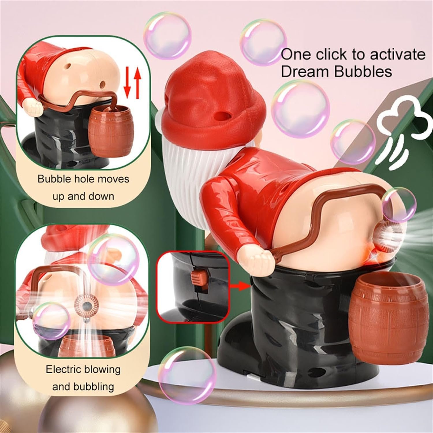 🔥Last Day Promotion - 60% OFF🎁Santa Claus bubble modeling of the fart fart🎈