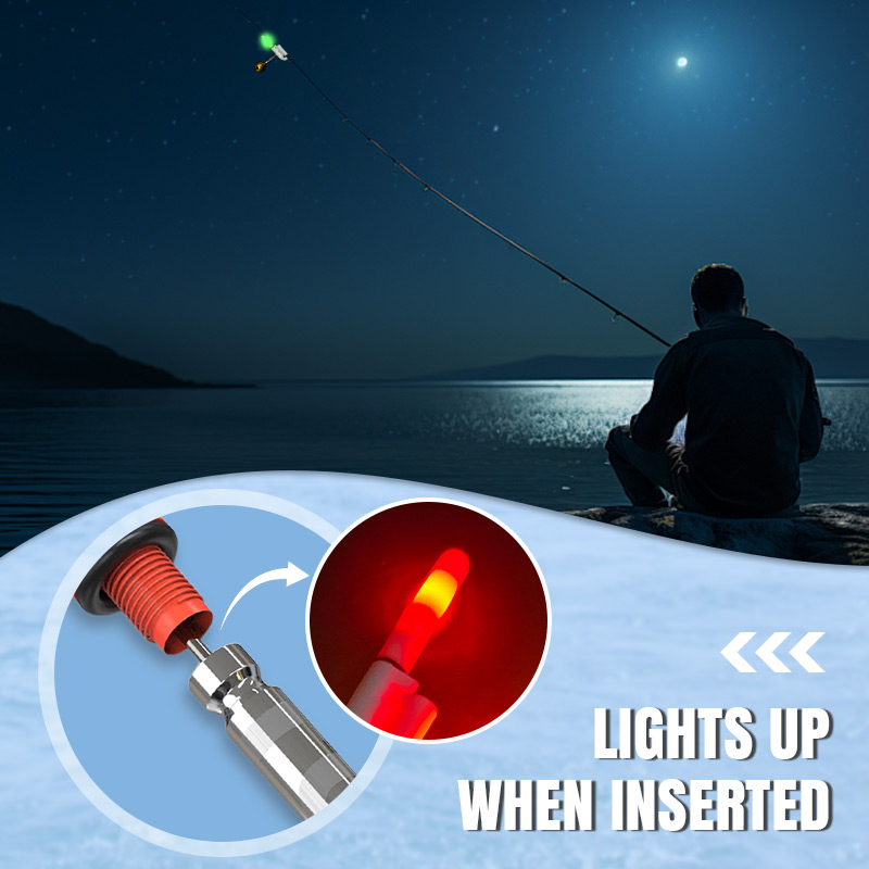 💥LAST DAY SALE 50% OFF🎣Fishing Rod LED Light with Buzzer Bell