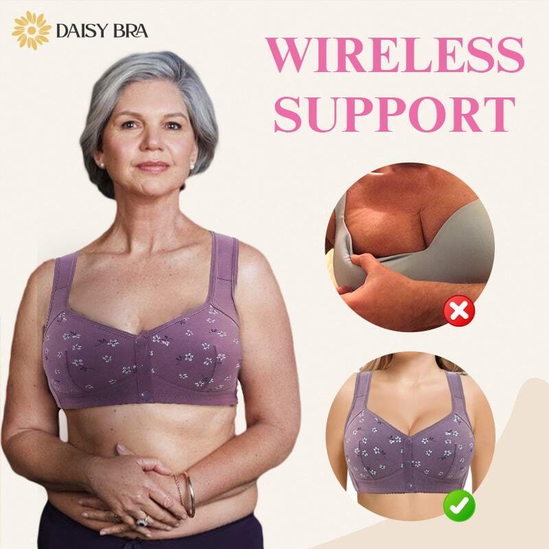 🔥Last day 80% OFF - 🌻Daisy Bra Comfortable & Convenient Front Button Bra