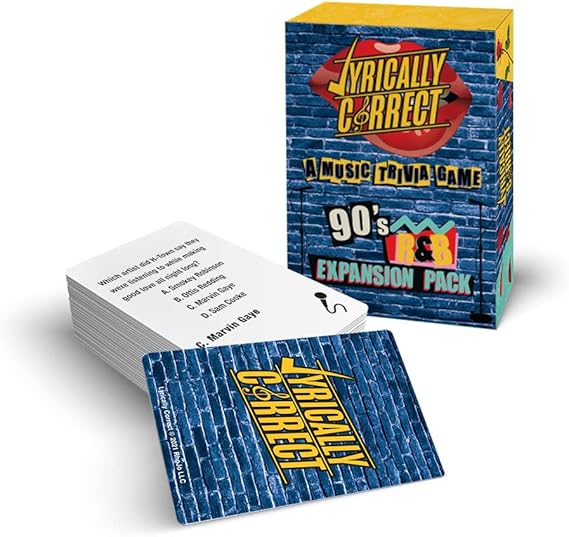 90's Expansion Pack Music Trivia Card Game