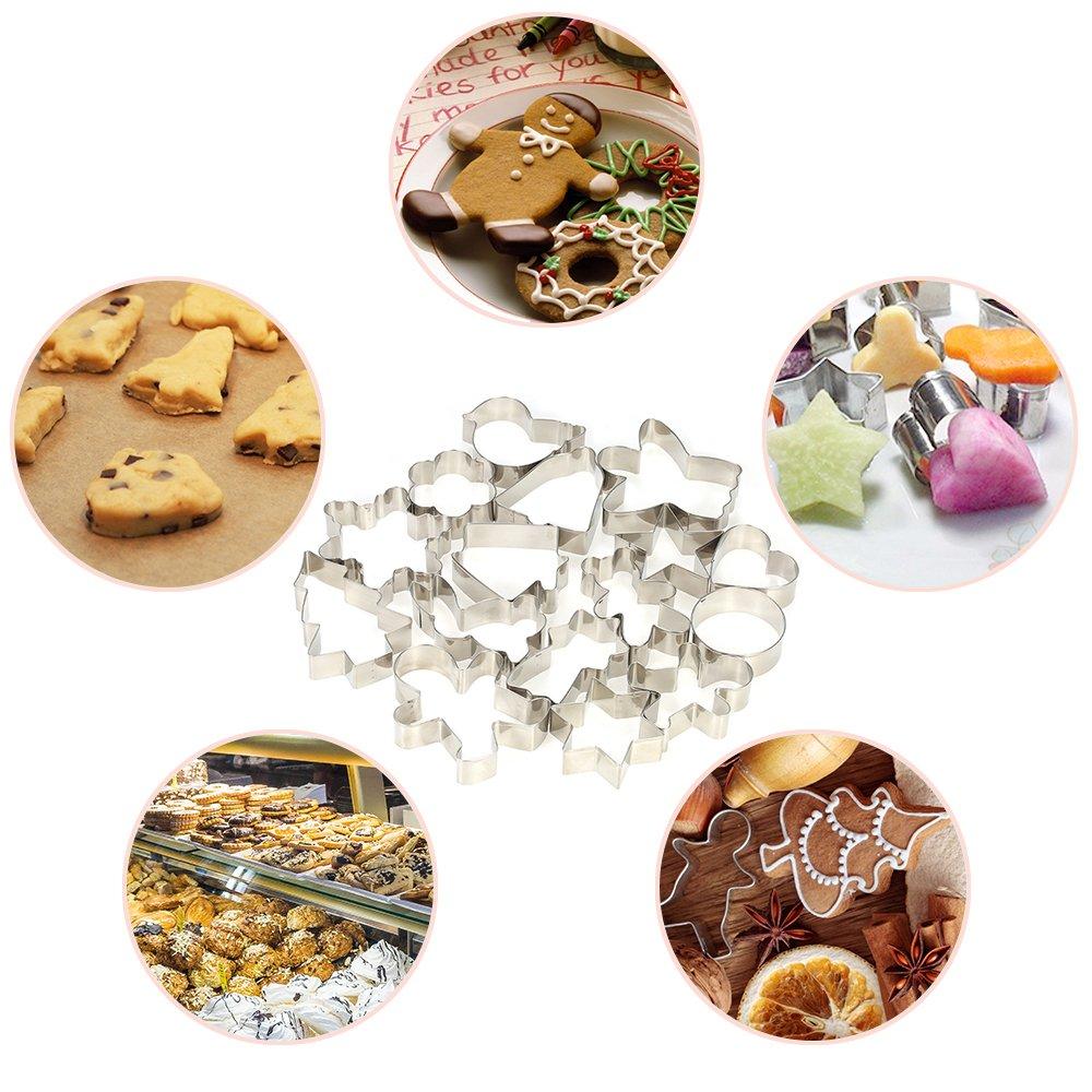 (🎅EARLY XMAS SALE - 50% OFF) 16 Pcs / Set Multifunctional Christmas Cookie Cutters