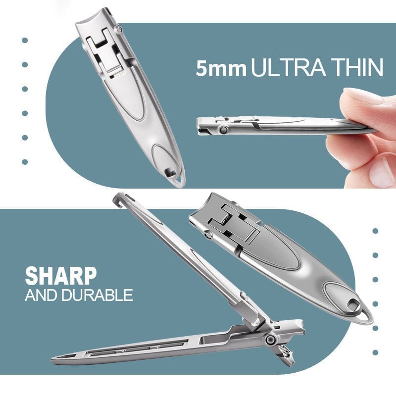 🔥(Last Day Sale- 50% OFF) Ultra-thin Portable Nail Clippers