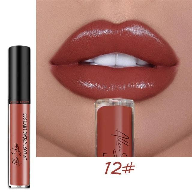 🎅EARLY XMAS SALE 70% OFF❤️12 Color Moist Lip Gloss Plumper Liquid Lipstick