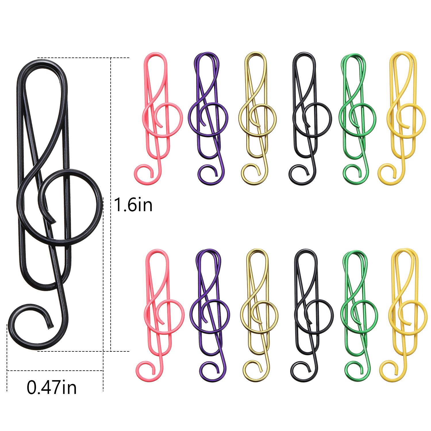 💥LAST DAY SALE 50% OFF🎵Music Multicoloured Metal Paper Clips(100 PCS)