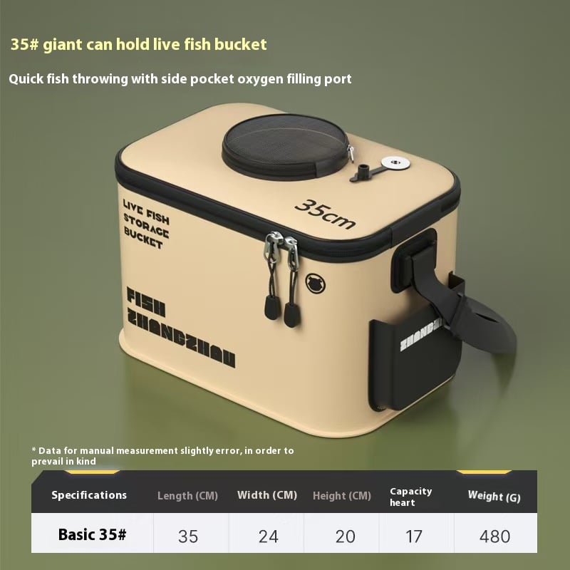 🎁Christmas Big Sale-49% OFF🐠Foldable Waterproof Fishing Bucket-Live Fish Container