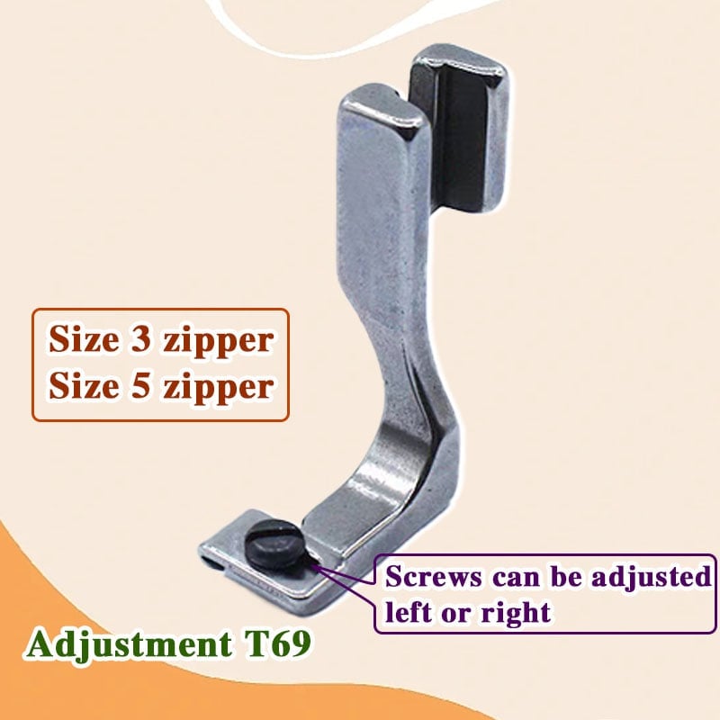 🔥Christmas Pre-Sale 50% OFF!! - Adjustable Invisible Zipper Guide Presser Foot for Sewing Machine