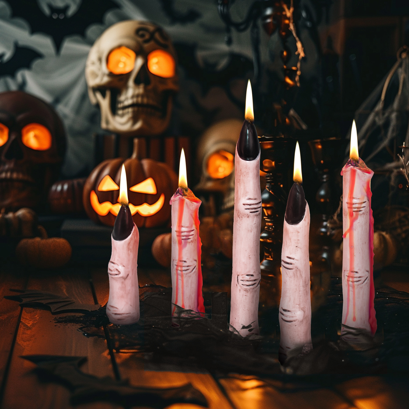 👻Halloween Presale 70% OFF-🕯️Bleeding Finger Candle，BUY 2 FREESHIPPING