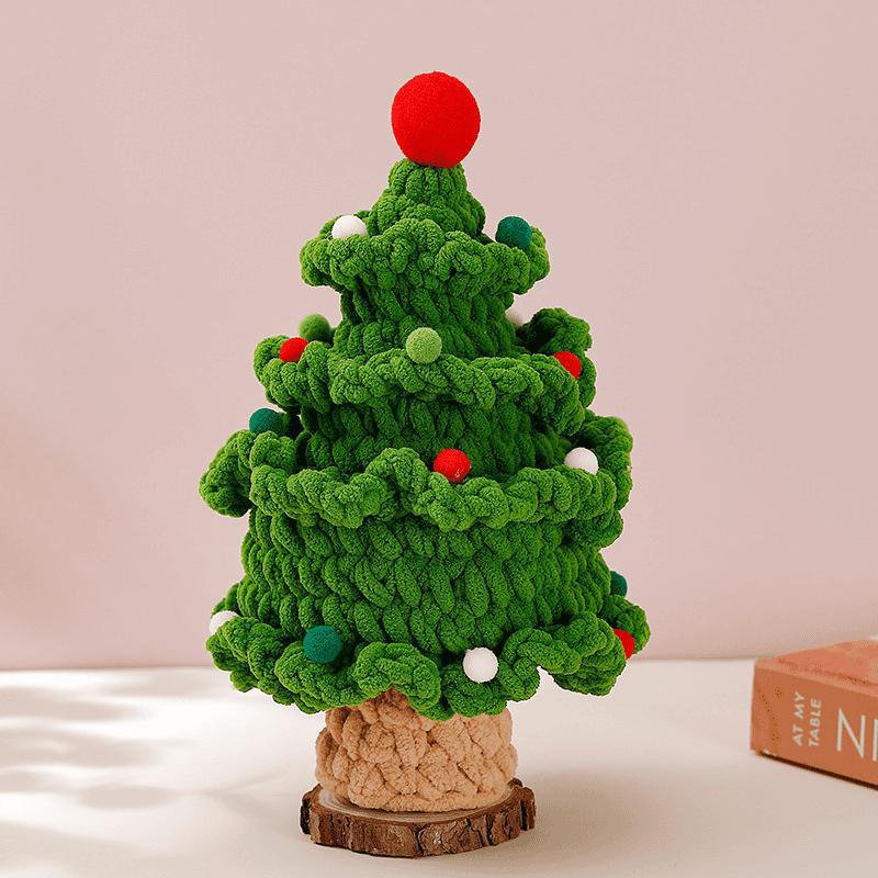 🎄TikTok Christmas Sale -70% OFF✨Handmade Crochet Christmas Tree – DIY Kit & Finished Piece