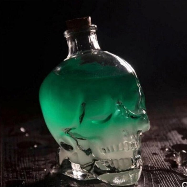 Doomed Crystal Skull Liquor Decanter