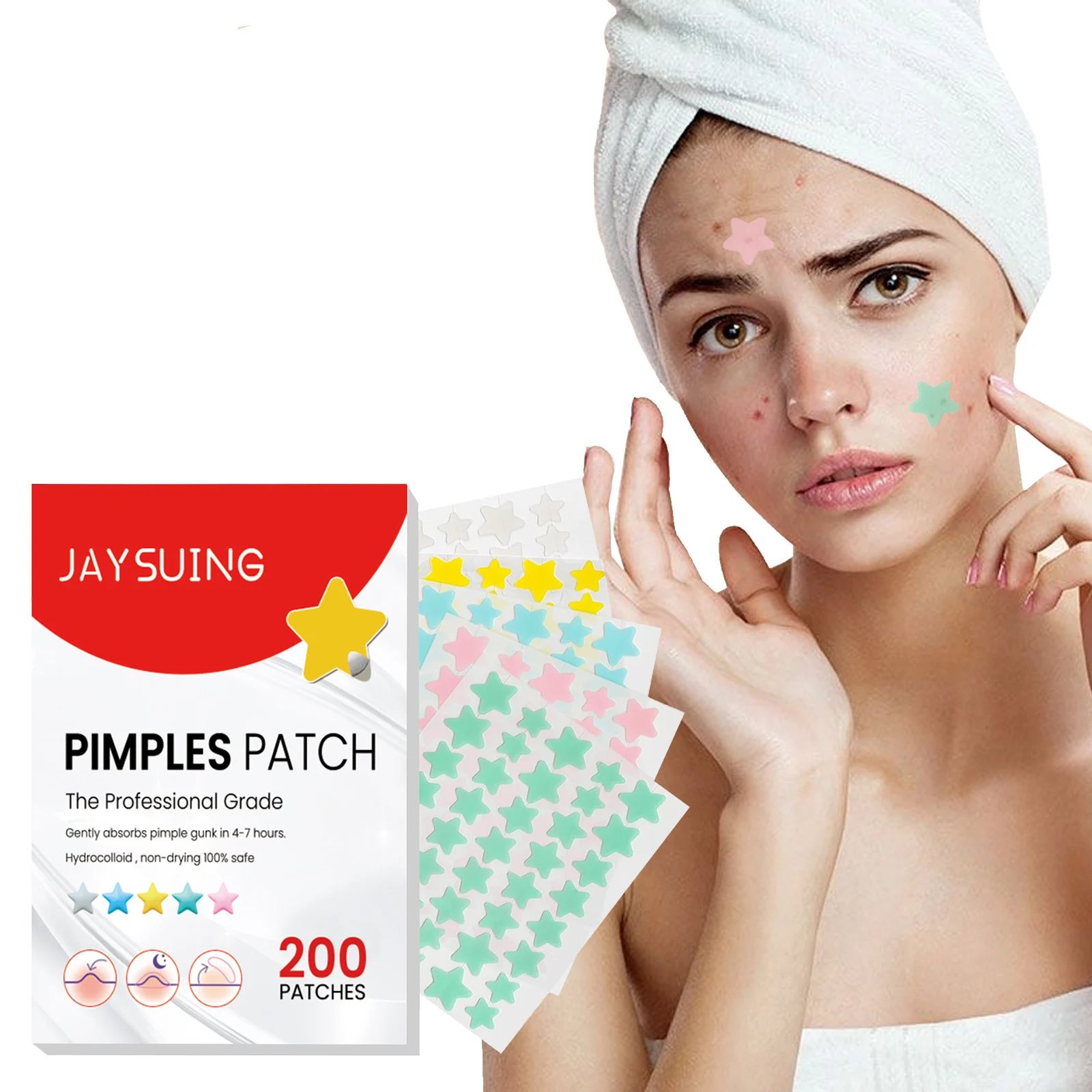 🔥Last Day 70% OFF🔥Star-Shaped Acne Patches⭐✨