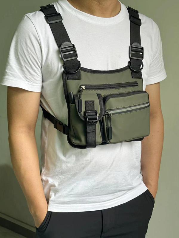 🔥Last Day 60% OFF🔥Adjustable Zipper Multi-functional Chest Bag