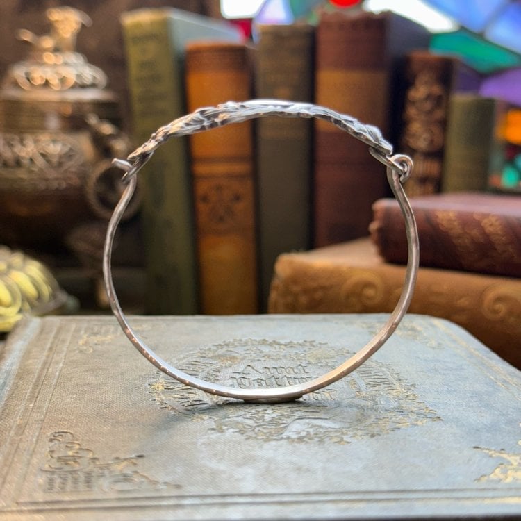 🔥LAST DAY 49% OFF✨Handmade Sterling Spoon Bangle - Crafted from Authentic Vintage Silverware