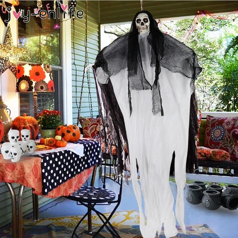 🔥-Halloween Skeleton Gauze Hangman