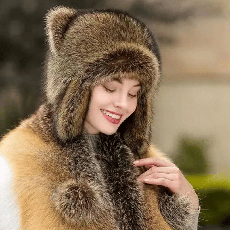 🦝Handmade Imitation Raccoon Fur Hat