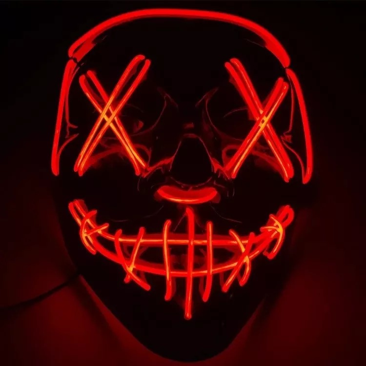 (🎃Early Halloween Sale - 50% OFF) LED Halloween Purge Mask, Buy 3 Free Shipping