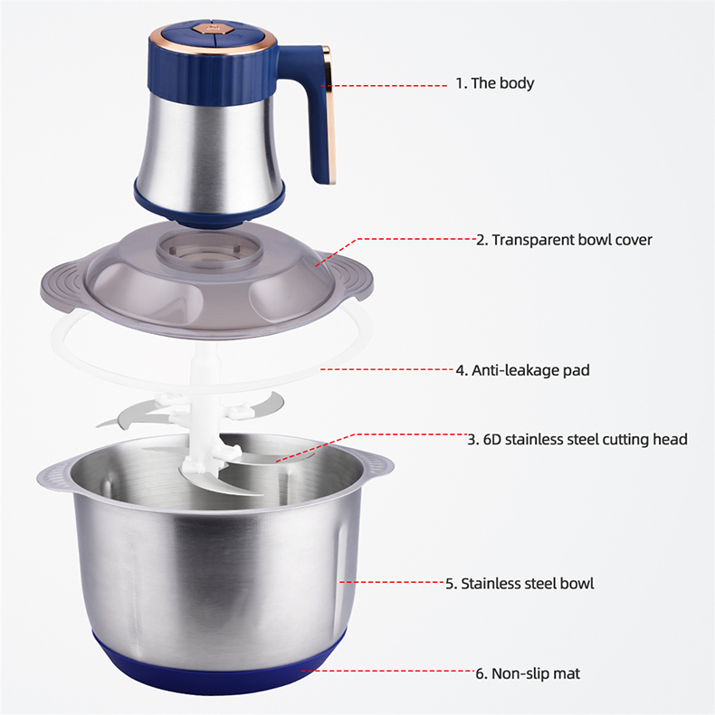 🔥Last Day Promotion 50% OFF🔥Steel Food Grinder 5L