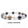 Shield III Shungite & Labradorite Bracelet with 8 Premium