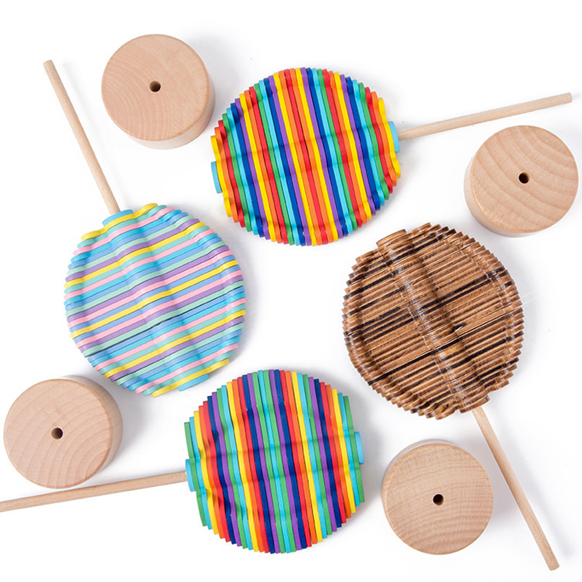 (🎄CHRISTMAS EARLY SALE-48% OFF) Wooden Spiral Lollipop Stress Relif Toy(BUY 2 GET FREE SHIPPING)