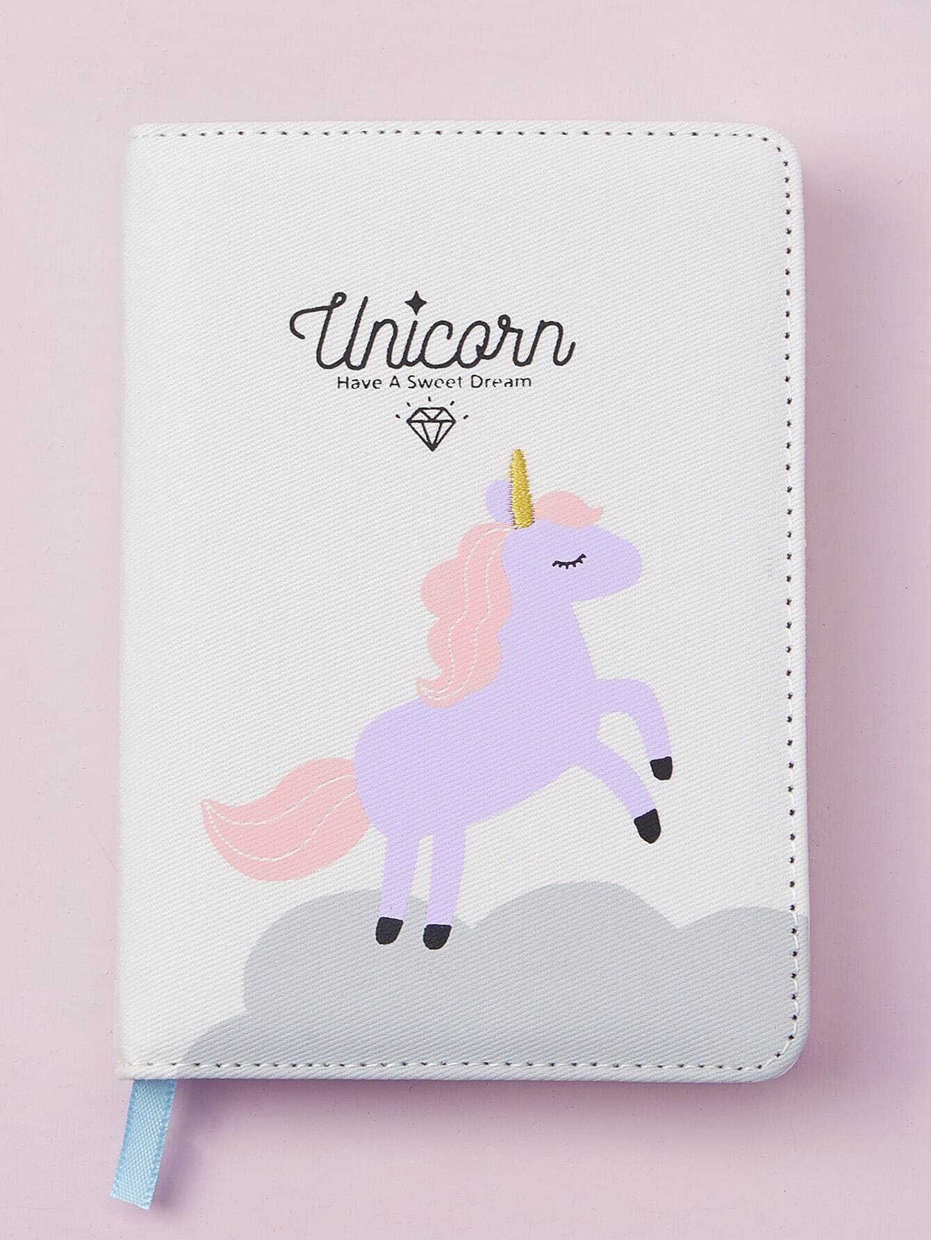 Random Unicorn Print Notebook 1pack