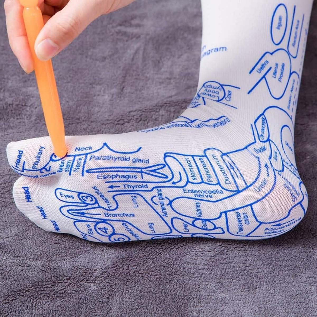 Last Day Promotion 70% OFF - 🔥Reflexology Chart Socks⚡Buy 2 Get Free Shipping