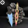 Metal Dull Blade Mystbloom Kunai 11'' Game Prop 3 Colors