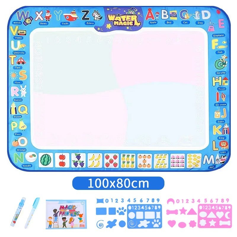 🎁Water Doodle Mat ,Aqua Painting Drawing Mat Mess Free Learning Toy Mat