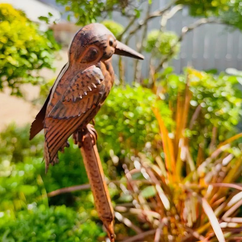 🐦Handcrafted Iron Bird Sculpture | Outdoor Garden & Yard Decoration✨