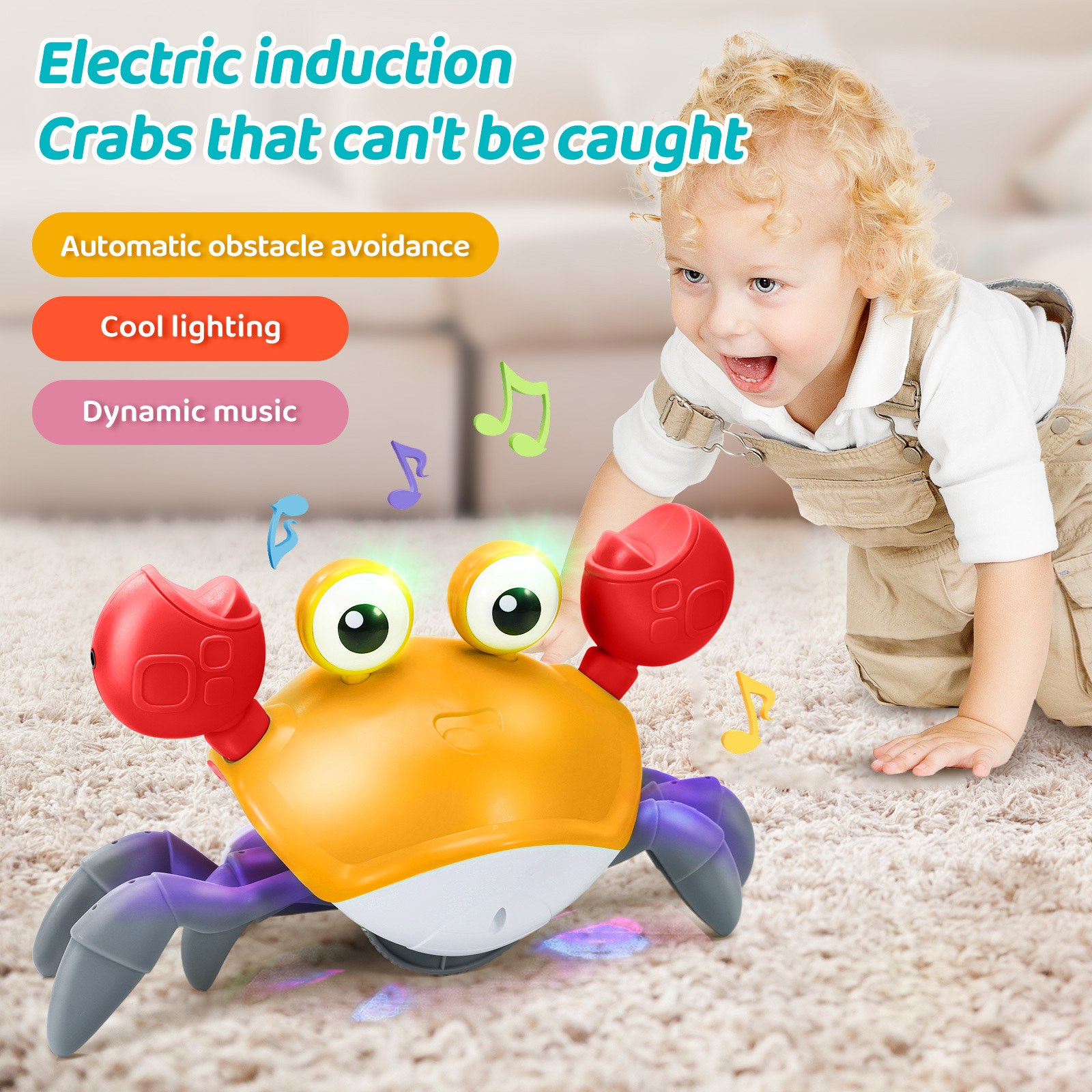 ⚡⚡Last Day Promotion 48% OFF - Crawling CrabTM Helps with Tummy Time🔥BUY 2 GET 1 FREE