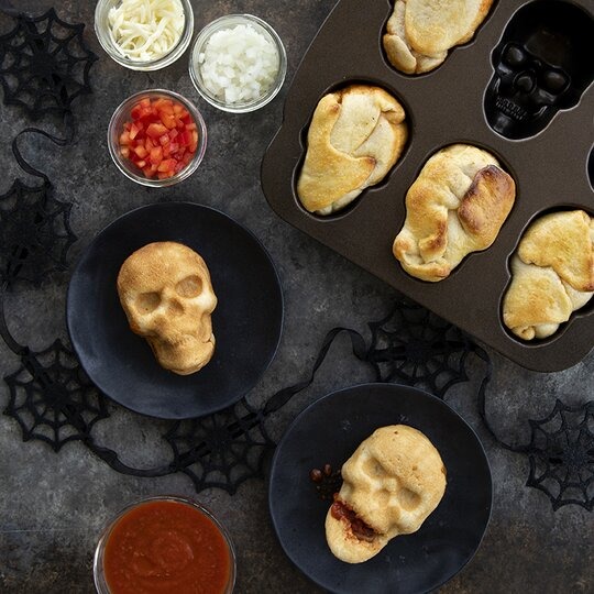 💀 Early Halloween Sale 60% OFF 🎃 3D Skull Mold - Aluminum Baking Pan