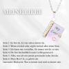 🎁💗Meine kleine Stern-Buch-Kette für Tochter & Sohn, Geburtstagsgeschenk, Abschluss-Schmuck der Liebe