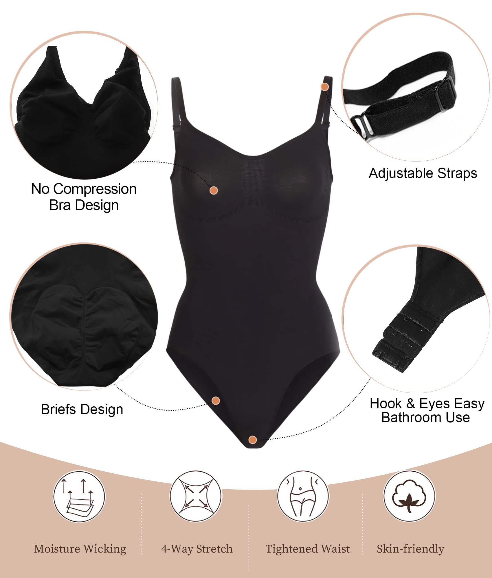 OCEEIO™ Bodysuit Shapewear