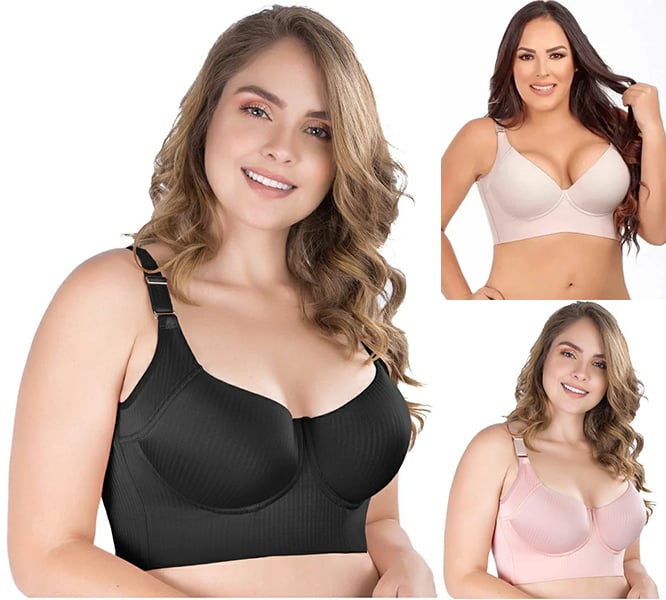 🔥BIELITTLE® New Women Fashion Deep Cup Bra🔥Bra with shapewear incorporated