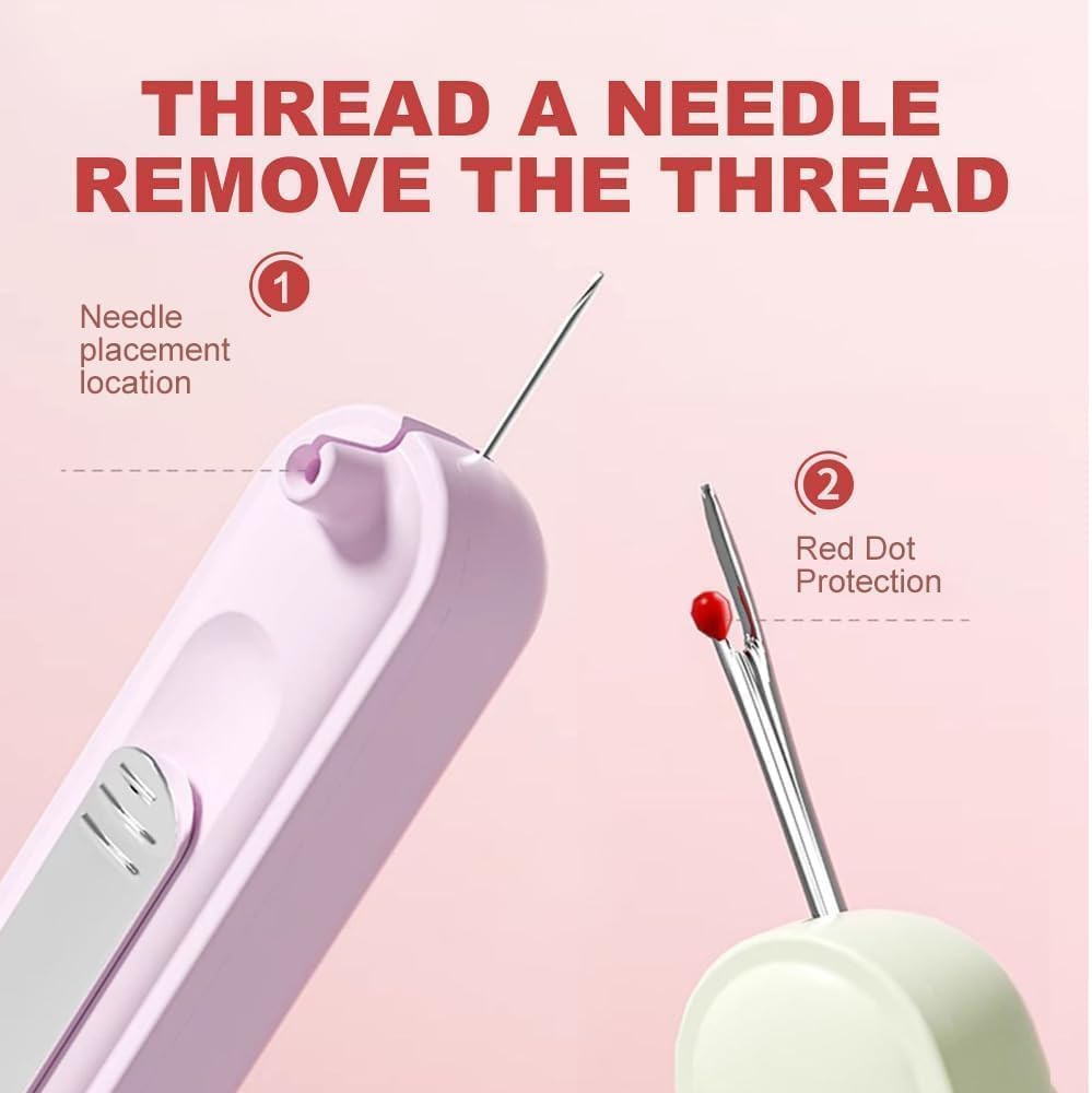 ❤️Gift ideas for Mother's Day 🤩Automatic Needle Threader, 2 in 1 Threading and Thread Removal Tools