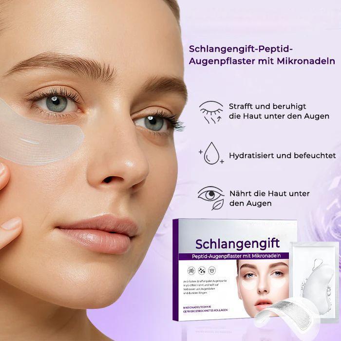 🏆️Kaufe 1 Erhalte 1 Kostenlos🎁Schlangengift-Peptid-Augenpflaster mit Mikronadeln