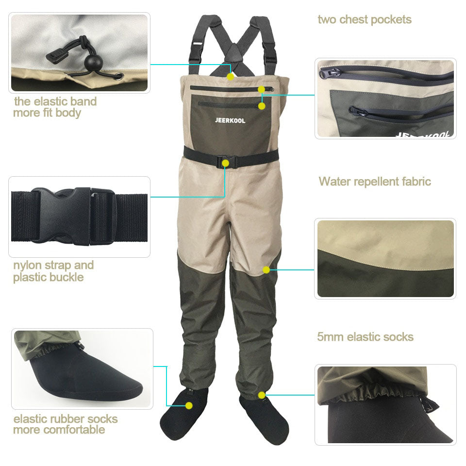 🎣 Summer Sale-20% OFF🐠Waterproof Fishing Waders & Overalls
