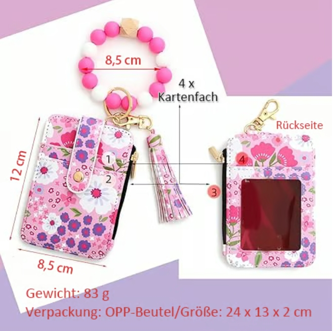 🎉Letzter Tag der Aktion 49% Rabatt👝Damen Boho Geldbörse mit Perlen