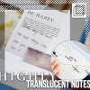 (🎄Christmas Hot Sale - 48% OFF)Multibey Transparent Sticky Notes