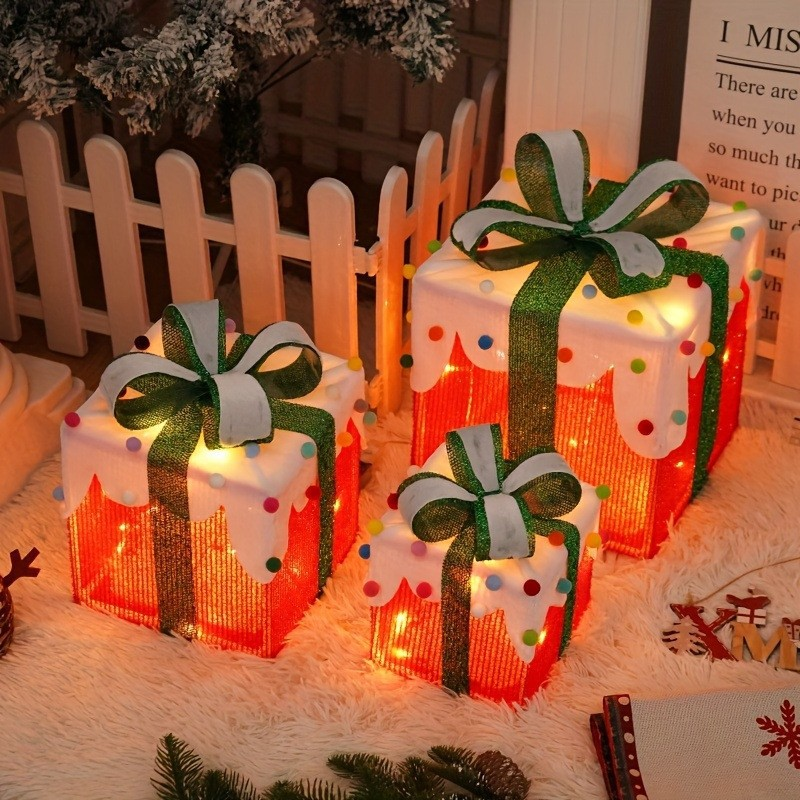 🔥Last Day Promotion 48% OFF-🎁-Christmas Gift Boxes LED Lights