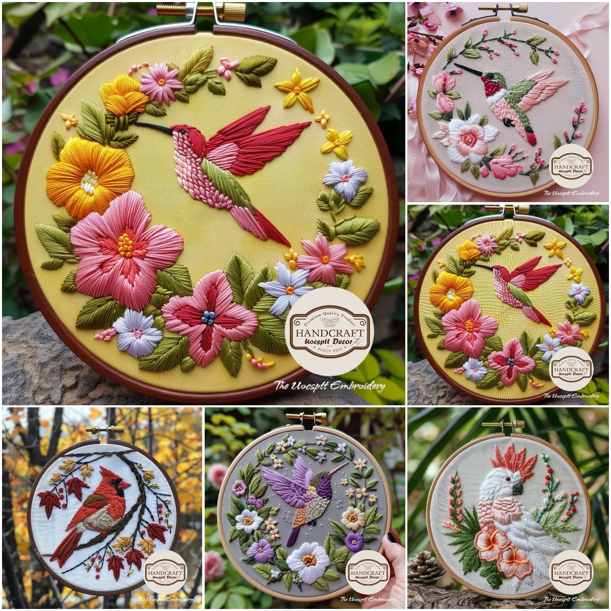 💖Bird embroidery kits - Perfect for embroidery enthusiasts alike