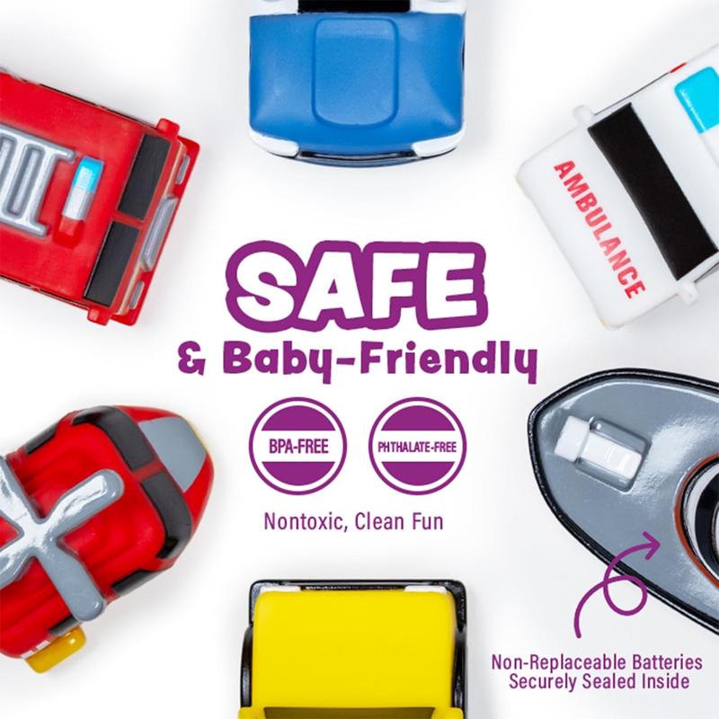 🔥LAST DAY 50% OFF🔥Emergency Cars Light Up Bath Toys