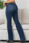 Mid-Rise Tummy Tuck Bootcut Jeans (Buy 2 Free Shipping)