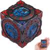 2025 New DND Fidget Spinner DICE: 7-in-1 Metal DND Dice Cube – 6-Sided Rotating Polyhedral Dice, Tabletop RPG Accessory for DMs and Player