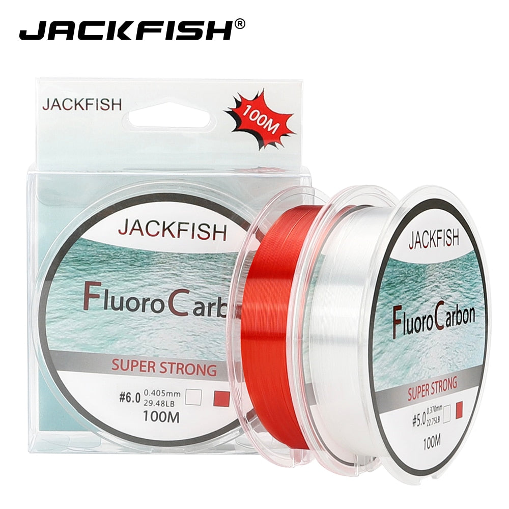 🎣 Summer Sale-30% OFF🐠JACKFISH 100M Fluorocarbon Fishing Line