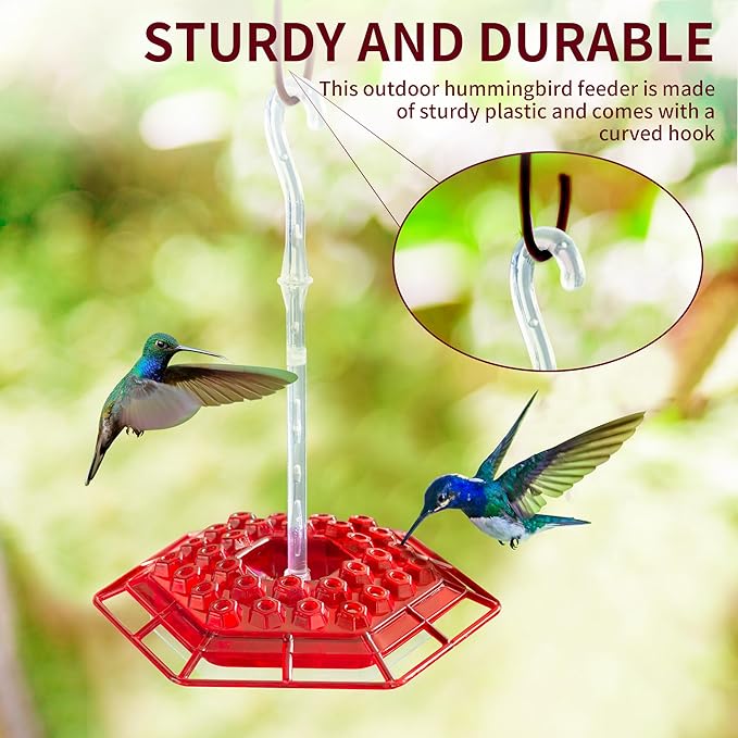 💥Last Day Sale 50% OFF🎁 Hanging Outdoor Hummingbird Feeder🐦