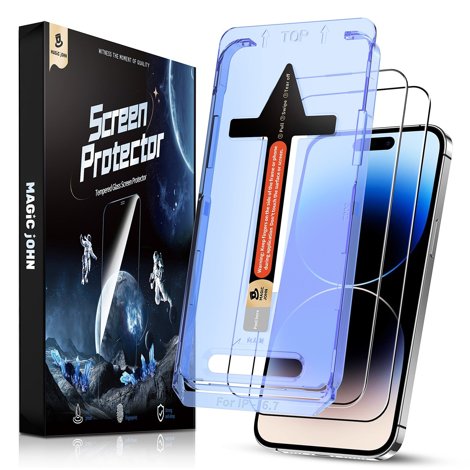 💥Buy 2 Get 1 Free💥Magic John Screen Protector - Dust Free Without Bubbles