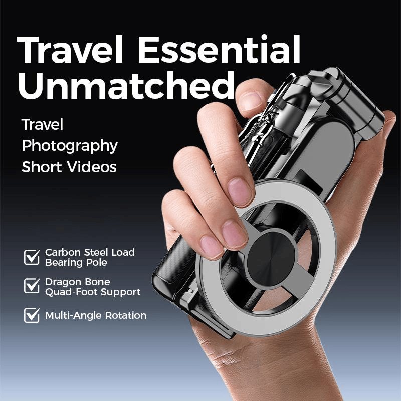 🎁TikTok Last Day Sale - 70% OFF🎉4-in-1 Multifunctional 360° Rotation Magnetic Selfie Stick